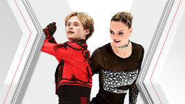 Фигуристы Илья Малинин и Луна Хендрикс