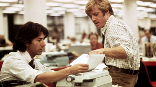 Кадр из фильма «Вся президентская рать».