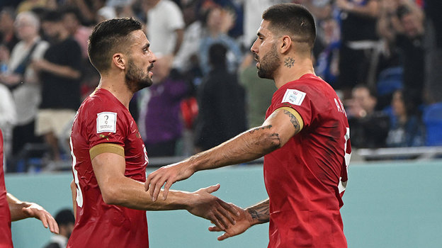 Душан Тадич и Александр Митрович.