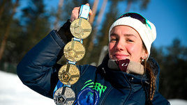 Биатлонистка Наталия Шевченко.