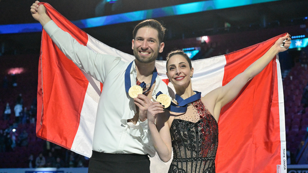 Деанна Стеллато-Дудек и Максим Дешам.