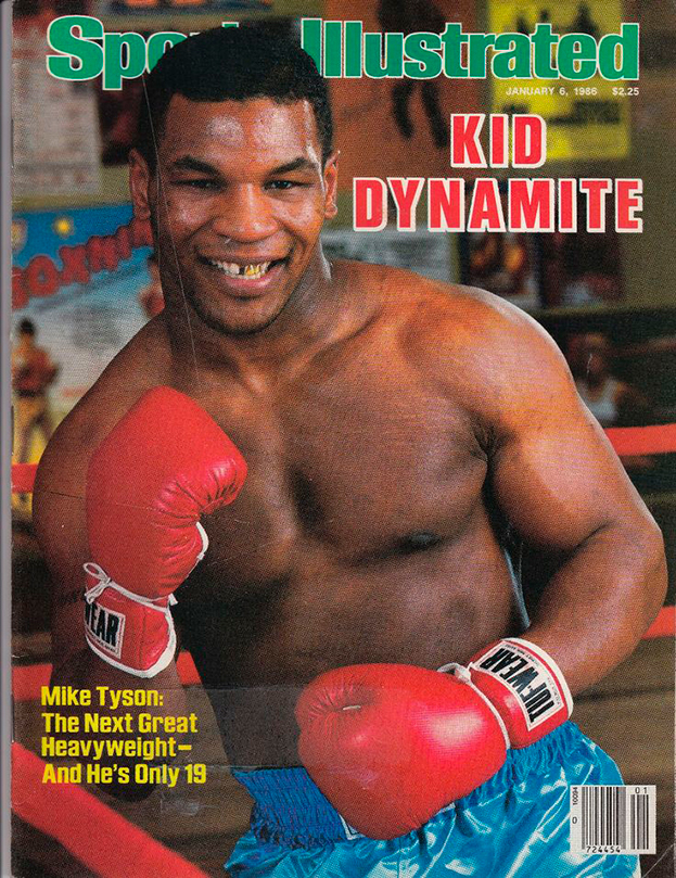 Обложка Sport Illustrated с 19-летним Майком Тайсоном.