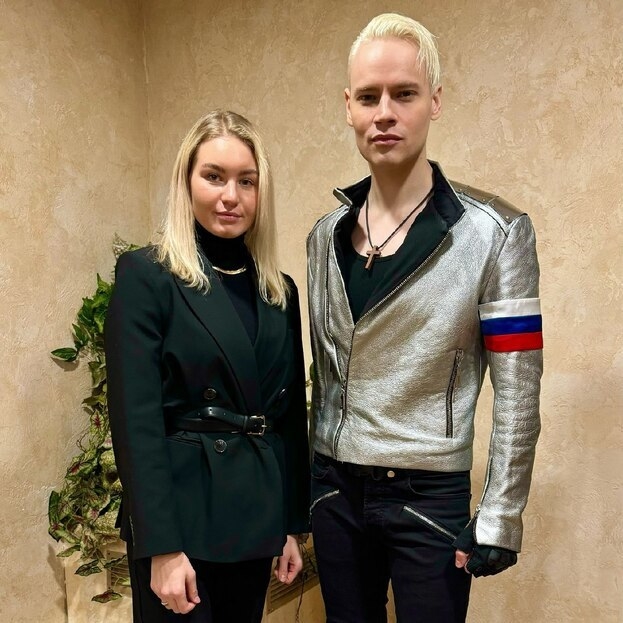 Виктория Дудакова и певец Shaman.
