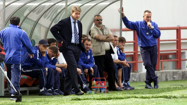 Сергей Балахнин в финальном матче Кубка России-2003 между «Спартаком» и «Ростовом». Сергей Балахнин в финальном матче Кубка России-2003 между «Спартаком» и «Ростовом»