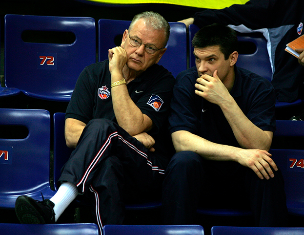 Душан Ивкович и Евгений Пашутин в ЦСКА.