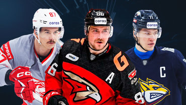 Николай Голдобин («Спартак»), Рид Буше («Авангард»), Никита Гребенкин («Металлург»).