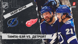 «Тампа-Бэй» — «Детройт»: НХЛ, видеообзор матча