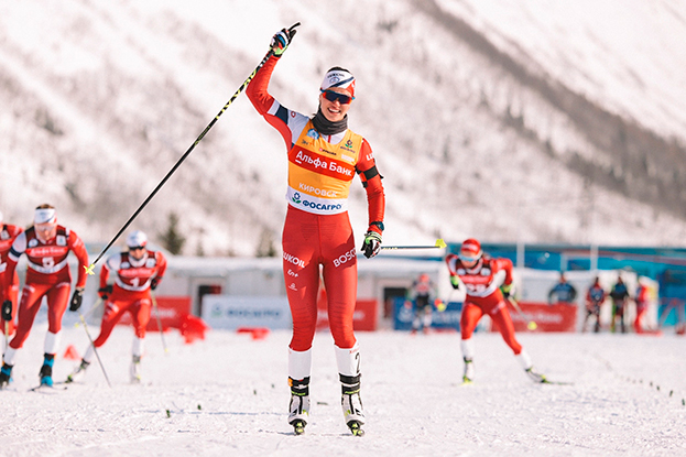 Вероника Степанова. Лыжница Вероника Степанова.