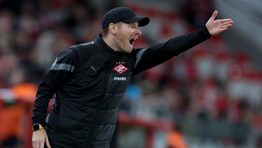 Гильермо Абаскаль в матче «Спартак» — «Зенит» (1:2).