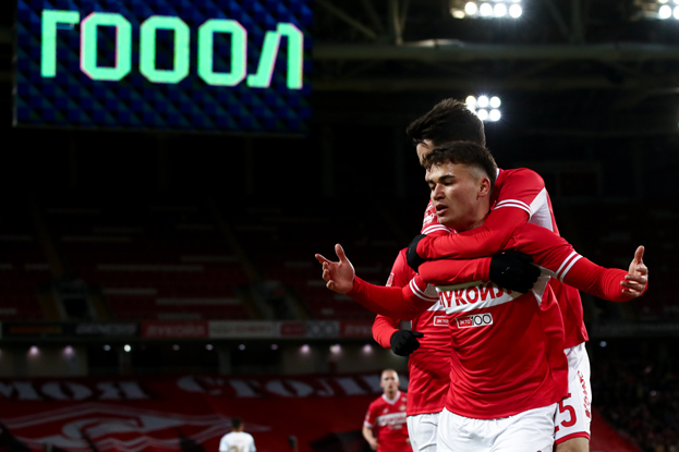 Радость Манфреда Угальде после гола в ворота «Зенита». Радость Манфреда Угальде после гола в ворота «Зенита»