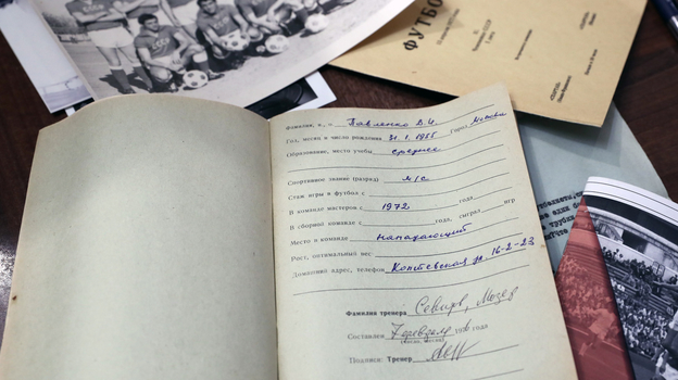 Индивидуальный план-дневник футболиста московского «Динамо» Вадима Павленко.