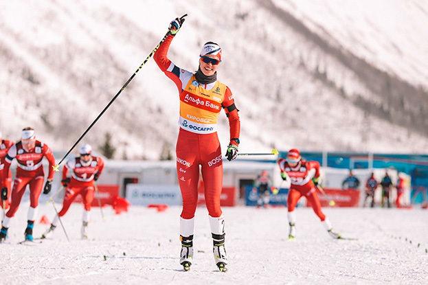 Вероника Степанова. Лыжница Вероника Степанова.