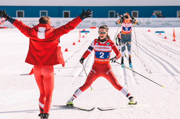 Вероника Степанова. Лыжница Вероника Степанова.