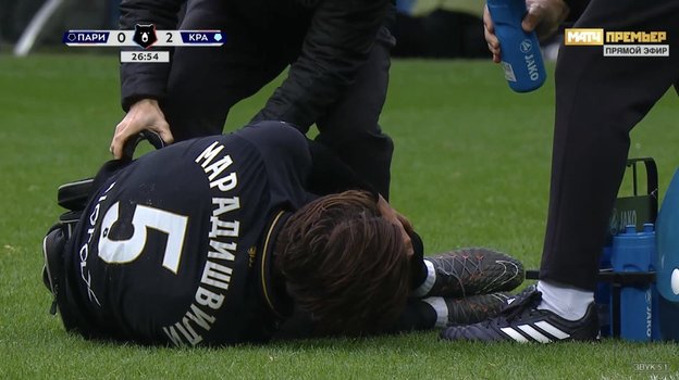 Константин Марадишвили получил травму.