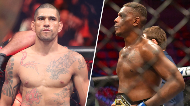 Алекс Перейра (слева) и Джамал Хилл. Бойцы UFC Алекс Перейра (слева) и Джамал Хилл.