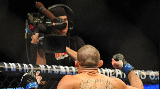 Оператор на турнире UFC. Оператор на турнире UFC.