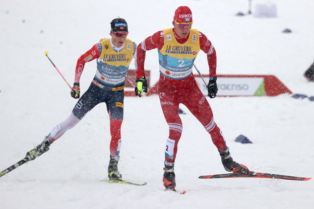 Йоханнес Клебо и Александр Большунов. Лыжники Йоханнес Клебо и Александр Большунов