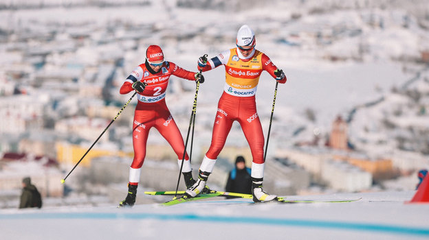 Анастасия Кулешова и Вероника Степанова. Лыжницы Анастасия Кулешова и Вероника Степанова