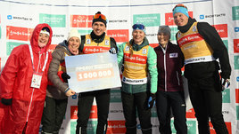 Члены команды Карима Халили на этапе Кубка Содружества в Мурманске