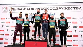 Призеры мужского спринта на этапе Кубка Содружества