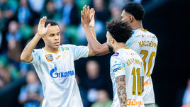 Футболисты «Зенита» Педро, Клаудиньо и Матео Кассьерра