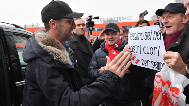 Массимо Каррера прощается с болельщиками «Спартака».