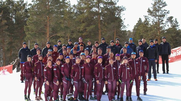 Сборная России по биатлону.