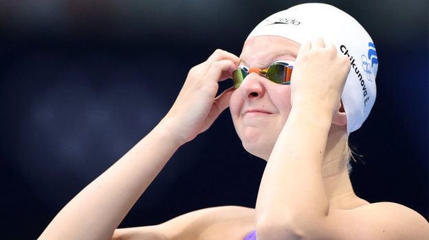 Евгения Чикунова. Пловчиха Евгения Чикунова