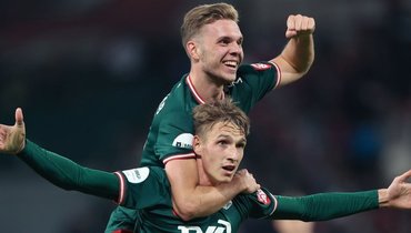 Александр Сильянов и Максим Глушенков («Локомотив»).