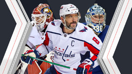 Сергей Бобровский, Александр Овечкин и Андрей Василевский