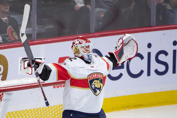 Сергей Бобровский. Хоккеист «Флориды» Сергей Бобровский