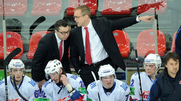 Илья Воробьев и Пол Морис в «Металлурге» в 2013 году. Илья Воробьев и Пол Морис в «Металлурге» в 2013 году