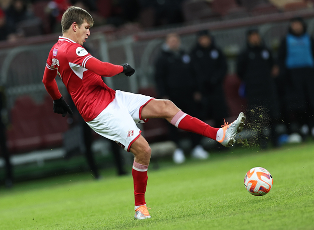 Александр Соболев. Футболист «Спартака» Александр Соболев