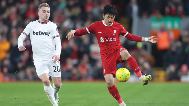 Джаррод Боуэн и Ватару Эндо («Вест Хэм» — «Ливерпуль»).