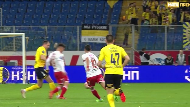 Момент матча «Ростов» — «Спартак».