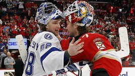 Кошмарный конец сезона для «Тампы». Кучеров и Василевский едут в отпуск, Бобровский продолжает битву за Кубок Стэнли