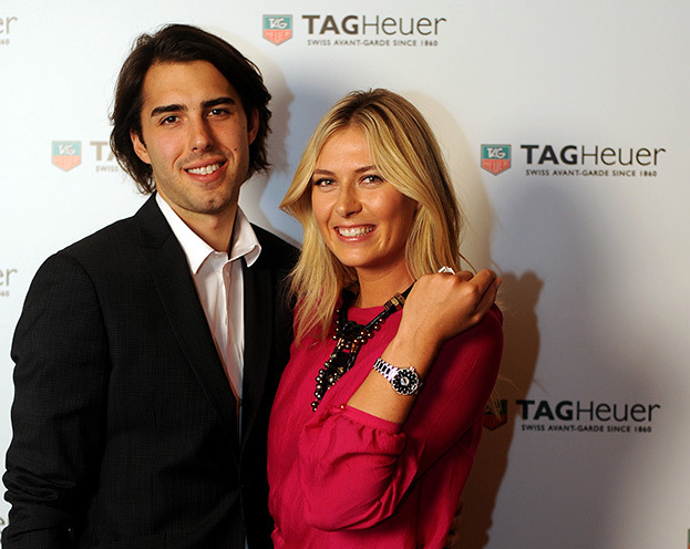 Саша Вуячич и Мария Шарапова.