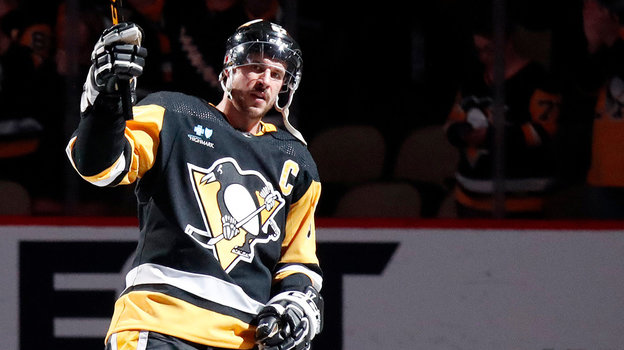 Сидни Кросби. Нападающий «Питтсбурга» Сидни Кросби.