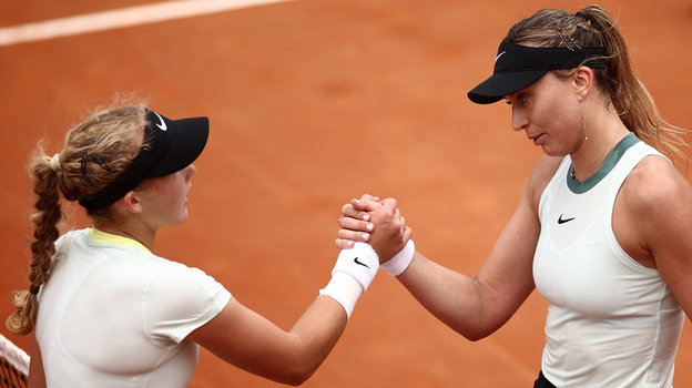 Мирра Андреева и Паула Бадоса. Теннисистки Мирра Андреева и Паула Бадоса