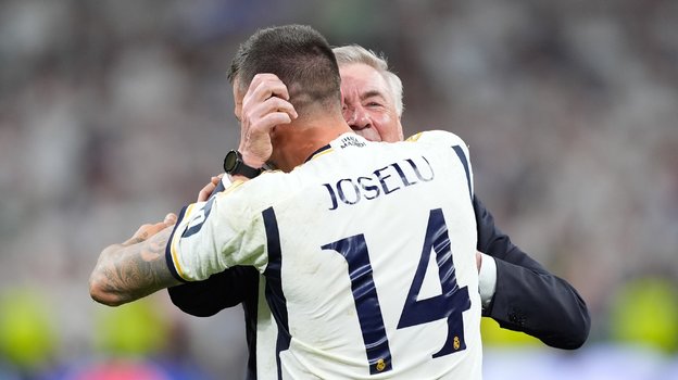 Хоселу и Карло Анчелотти.