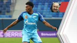 Футболист Матео Кассьерра в матче в матче «Зенит» — ЦСКА