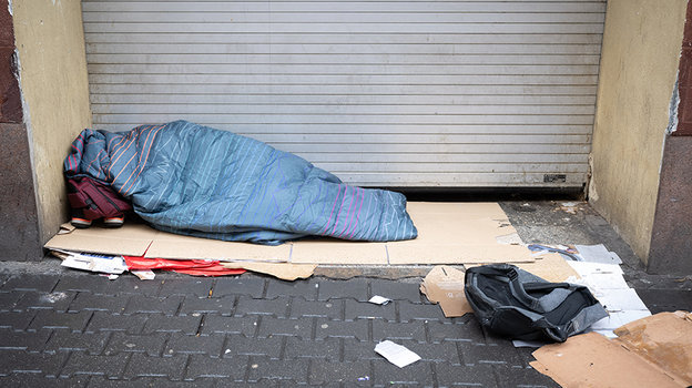 Нередкий житель района Банхофсфиртель.