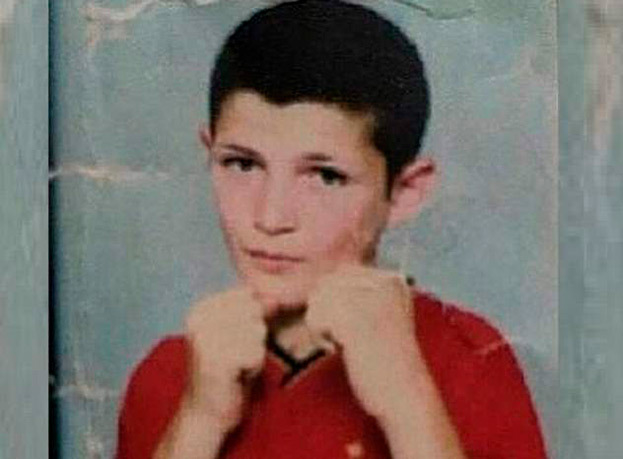 Юный Хабиб в футболке «Галатасарая».