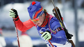 Биатлонистка Наталья Ушкина на Олимпиаде в Пекине