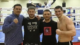 Александр Усик, Сергей Ватаманюк, Андрей Ивичук и Алексей Папин
