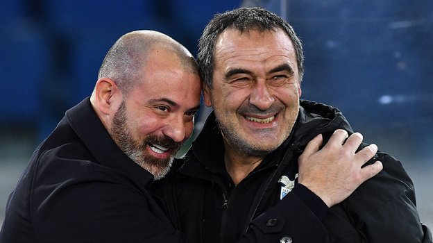 Деян Станкович и Маурицио Сарри.