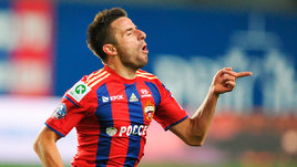 Футболист ЦСКА Зоран Тошич.