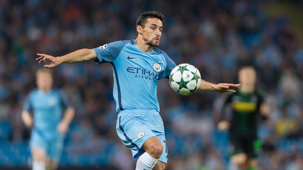 Хесус Навас в составе «Манчестер Сити».