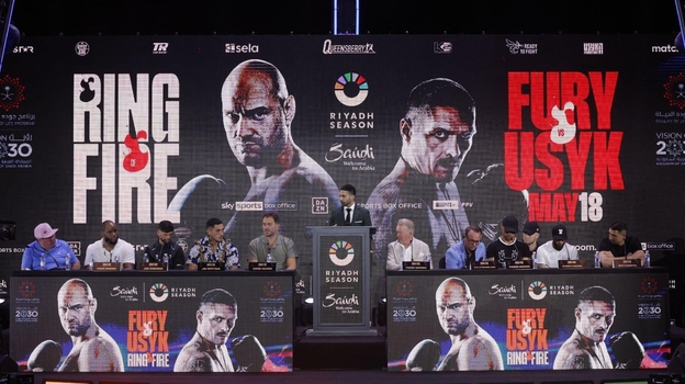 Пресс-конференция перед турниром Ring of Fire. Пресс-конференция перед турниром по боксу Ring of Fire.