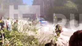 Авария во время ралли в Приозерском районе